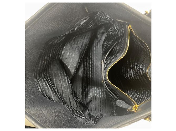 Borsa Tote in Nylon Blu Navy Prada - vista 5