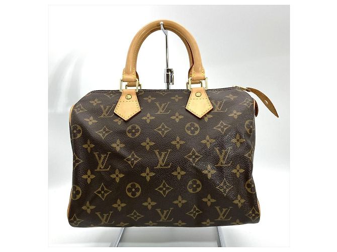 Borsa Louis Vuitton Speedy 25 Marrone Monogramma - vista 4