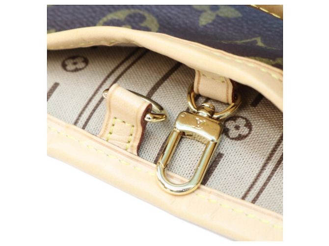 Borsa a Spalla Louis Vuitton Monogram Marron Delightful PM Marrone - vista 10