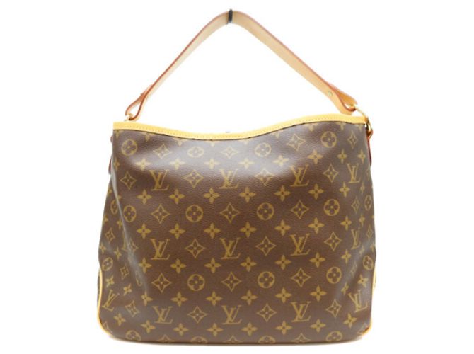 Borsa a Spalla Louis Vuitton Monogram Marron Delightful PM Marrone - vista 3