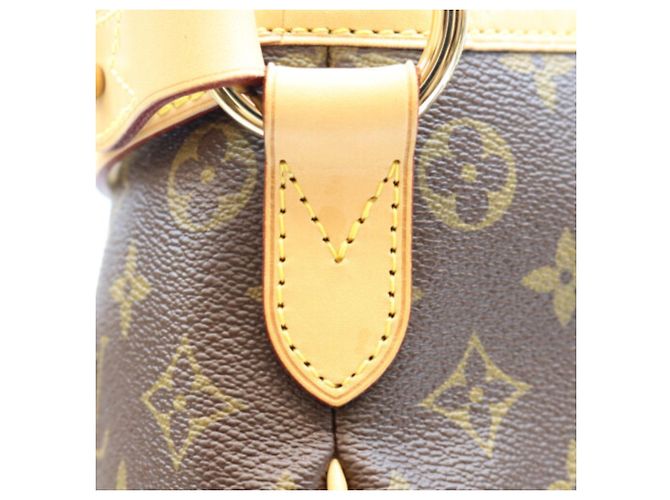 Borsa a Spalla Louis Vuitton Monogram Marron Delightful PM Marrone - vista 8