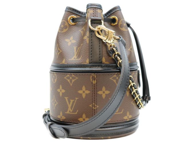 Borsa a tracolla Louis Vuitton Monogram Canoe Marrone - vista 4