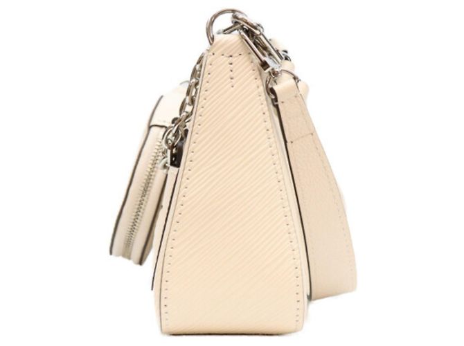 Borsa a tracolla Louis Vuitton Epi Quartz White Marellini Crudo - vista 2