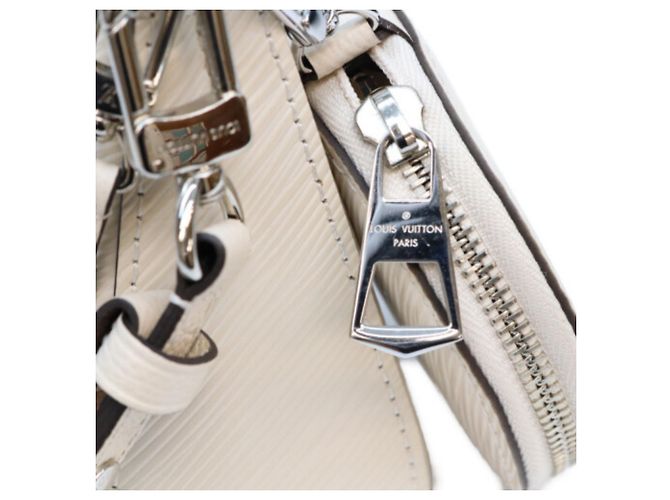 Borsa a tracolla Louis Vuitton Epi Quartz White Marellini Crudo - vista 7