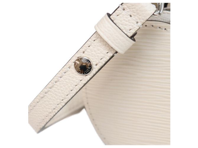 Borsa a tracolla Louis Vuitton Epi Quartz White Marellini Crudo - vista 8