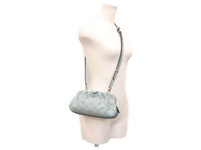 Louis Vuitton Mahina Vert Lagoon Scala Mini Schultertasche Grün - Ansicht 13