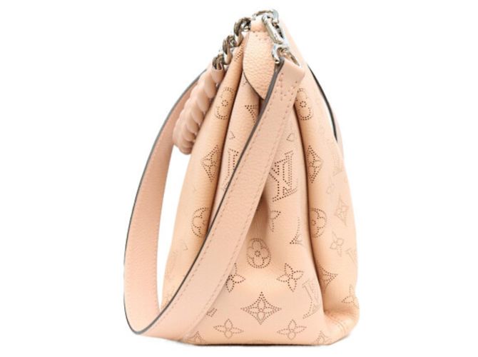 Borsa a tracolla Louis Vuitton Mahina Magnolia Babylon Chain BB Rosa - vista 2