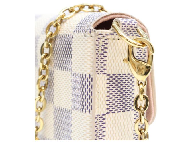 Pochette Félicie Borsa a Spalla Pochette Felicie Damier Azur Louis Vuitton Crudo - vista 6