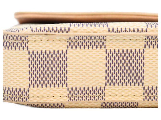 Pochette Félicie Borsa a Spalla Pochette Felicie Damier Azur Louis Vuitton Crudo - vista 8