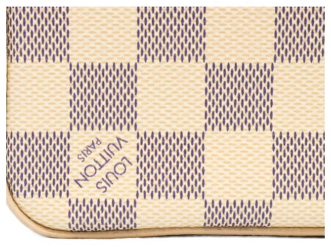 Pochette Félicie Borsa a Spalla Pochette Felicie Damier Azur Louis Vuitton Crudo - vista 9