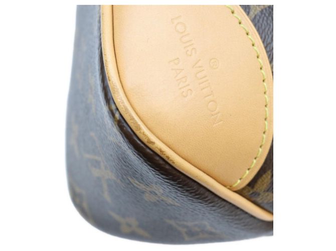 Louis Vuitton Monogram Boulogne PM Schultertasche Braun - Ansicht 10