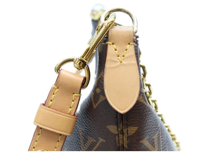 Louis Vuitton Monogram Boulogne PM Schultertasche Braun - Ansicht 7