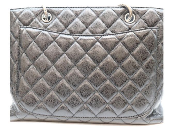 Borsa Tote Chanel A50995 Caviar GST - Nero - vista 3