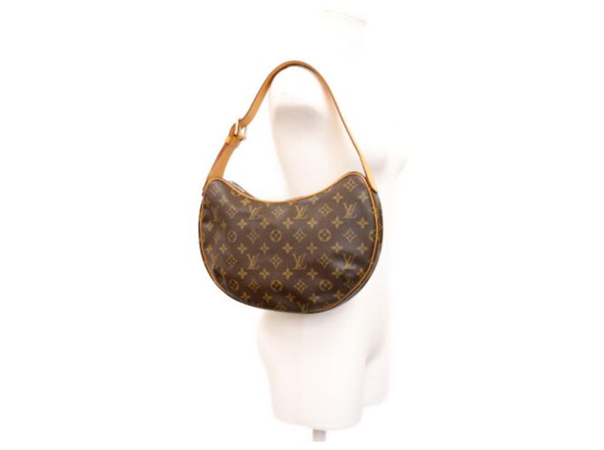 Borsa a Spalla Louis Vuitton Monogram Croissant MM Marrone - vista 11