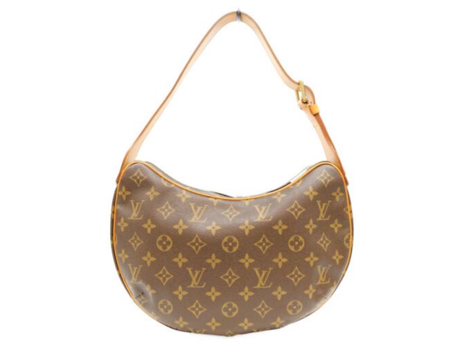 Borsa a Spalla Louis Vuitton Monogram Croissant MM Marrone - vista 3