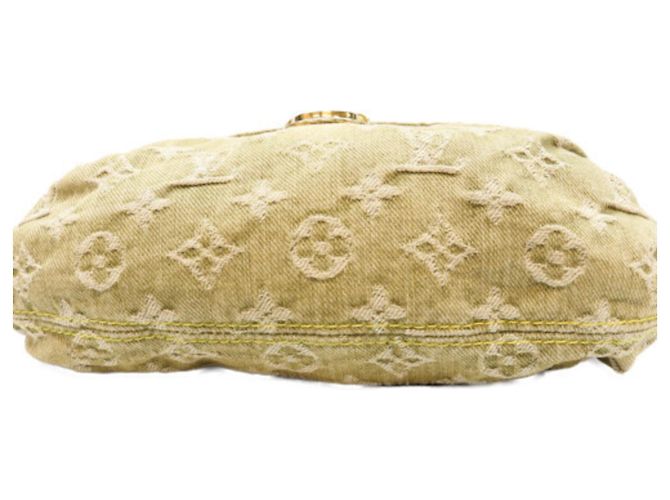 LOUIS VUITTON M95217 Borsa Mini Pleaty in denim Monogram Lichen Beige Verde - vista 5