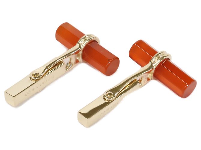 Gemelli Tiffany & Co. 585 Coral Stone Rosso D'oro - vista 2