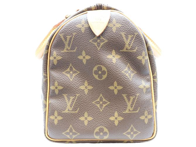 Borsa Boston Louis Vuitton Monogram Speedy 25 Marrone - vista 2