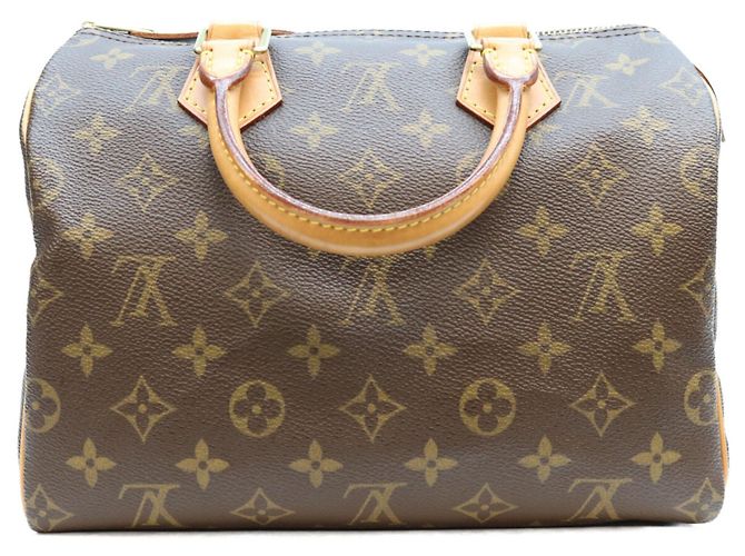 Borsa Boston Louis Vuitton Monogram Speedy 25 Marrone - vista 3