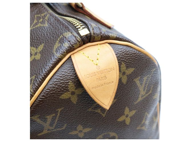 Borsa Boston Louis Vuitton Monogram Speedy 25 Marrone - vista 6