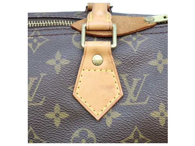 Borsa Boston Louis Vuitton Monogram Speedy 25 Marrone - vista 7