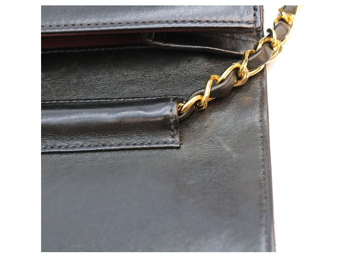 Chanel A03568 Borsa a Spalla Full Flap in Agnello Nero - vista 11
