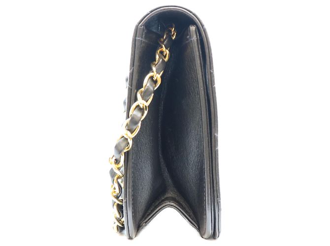 Chanel A03568 Borsa a Spalla Full Flap in Agnello Nero - vista 4