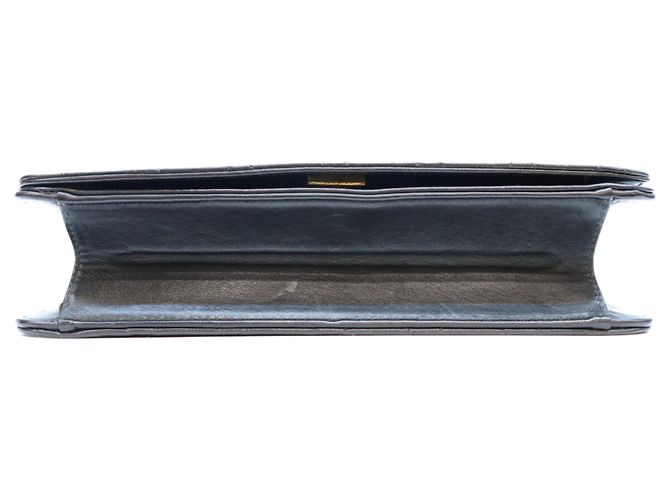 Chanel A03568 Borsa a Spalla Full Flap in Agnello Nero - vista 5