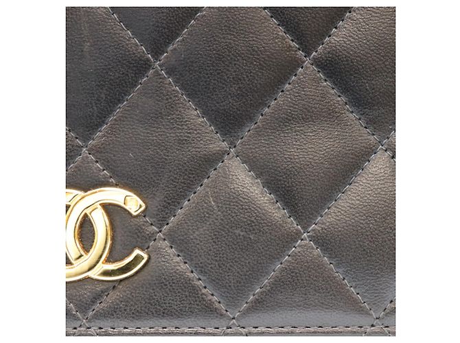 Chanel A03568 Borsa a Spalla Full Flap in Agnello Nero - vista 8