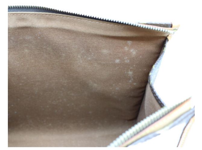 Borsa a tracolla Louis Vuitton Monogram Popincourt O Marrone - vista 14