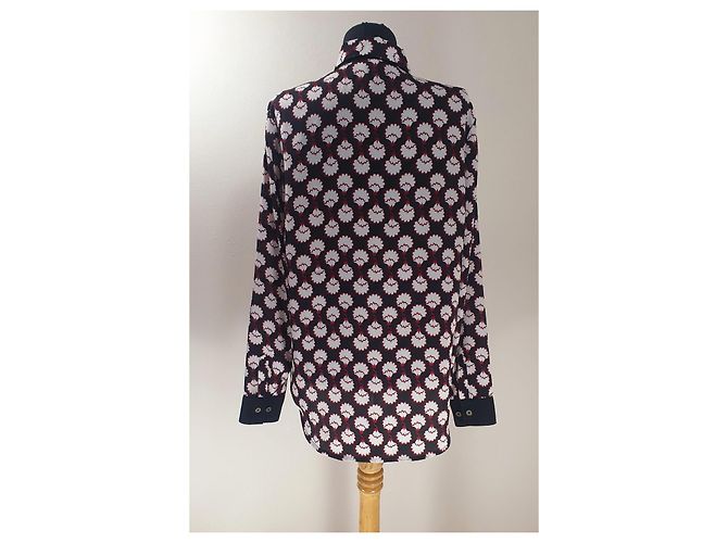 Autre Marque Rachel Rachel Roy Camicia con stampa floreale nera Nero Bianco Rosso - vista 4