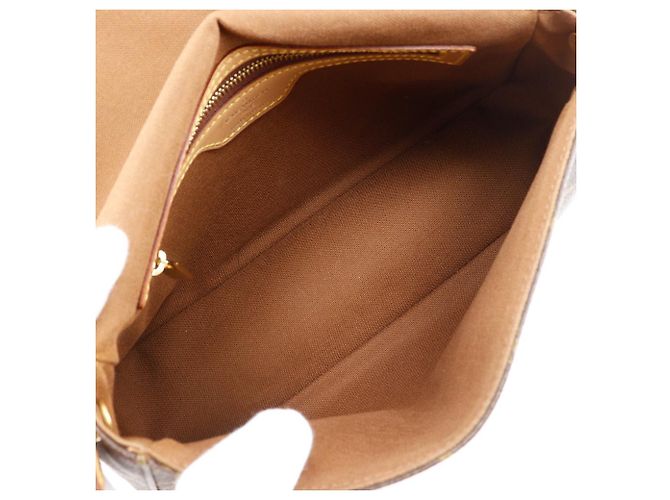 Borsa a Spalla Louis Vuitton Mini Looping Monogram Marrone Bronzo - vista 7