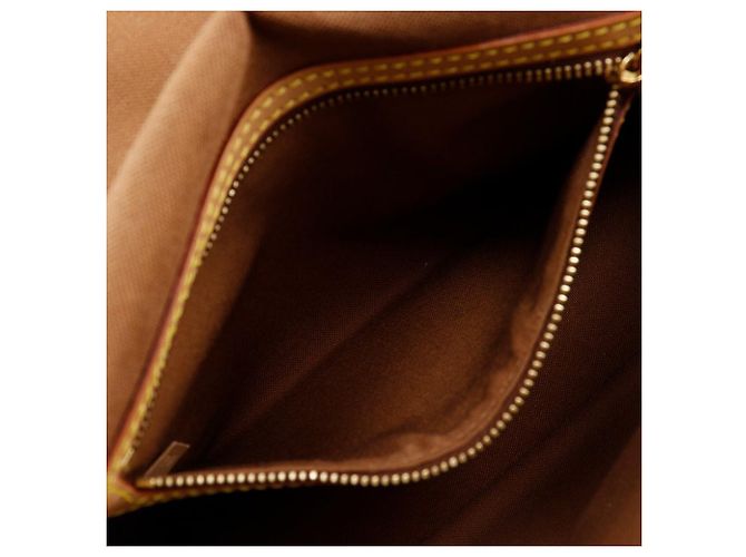 Borsa a Spalla Louis Vuitton Mini Looping Monogram Marrone Bronzo - vista 8