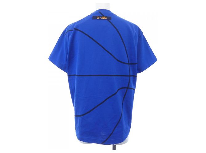Louis Vuitton NBA Baumwoll-T-Shirt Blau - Ansicht 2