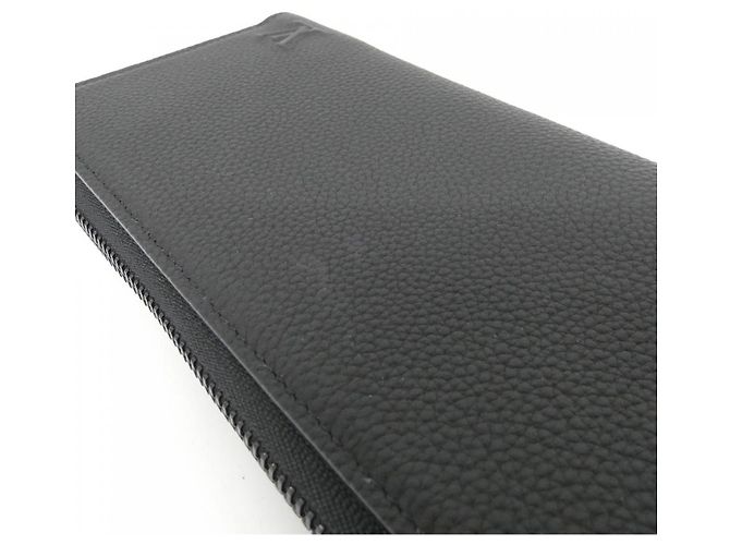 Zippy Cartera larga Louis Vuitton LV Aerogram en piel de becerro Waxi Negro - vista 4