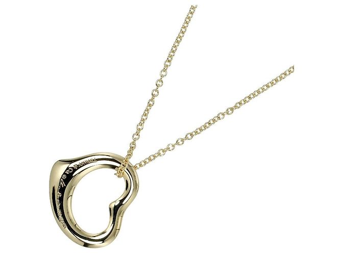 Tiffany & Co Open Heart Halskette TIFFANY&Co. Au750 Golden - Ansicht 3