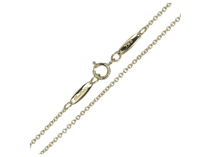 Tiffany & Co Open Heart Halskette TIFFANY&Co. Au750 Golden - Ansicht 6