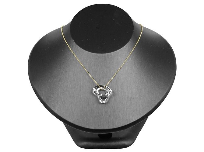 Tiffany & Co Collana Open Heart TIFFANY&Co. Au750 D'oro - vista 2