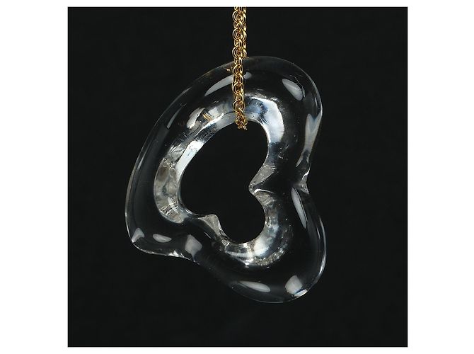 Tiffany & Co Collana Open Heart TIFFANY&Co. Au750 D'oro - vista 5