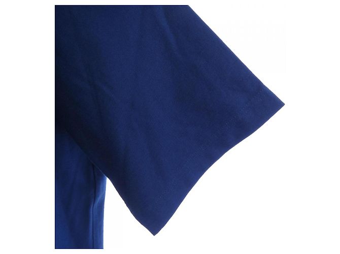 Prada T-Shirt aus technischer Baumwolle Blau Marineblau - Ansicht 6