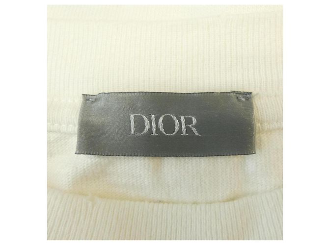 Camiseta de jersey de algodón Slub DIOR 47 de Dior Blanco - vista 4