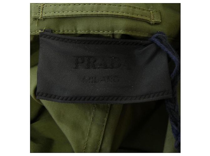 Prada Triangle Logo Jacket Green Khaki - view 4