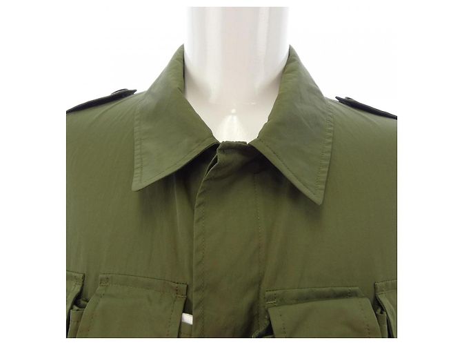 Prada Triangle Logo Jacket Green Khaki - view 5