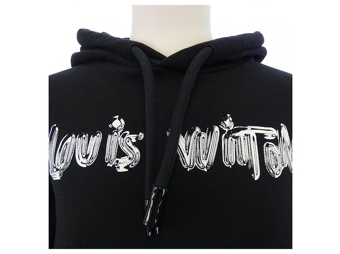 Sudadera con capucha gráfica Louis Vuitton Negro - vista 5