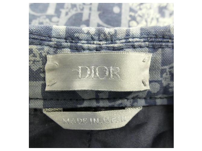 Chaqueta de mezclilla Dior Denim Tears Oblique Azul - vista 4