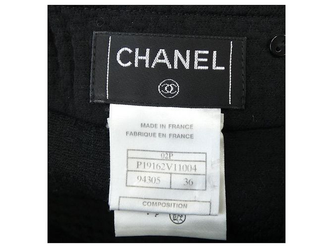 Gonna Chanel Skirt Skirt Nero - vista 4