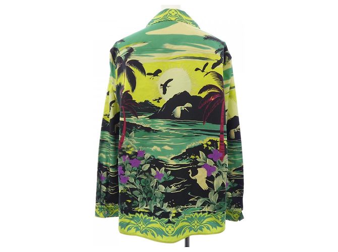 Camicia Louis Vuitton Nero Beige Verde Porpora - vista 2