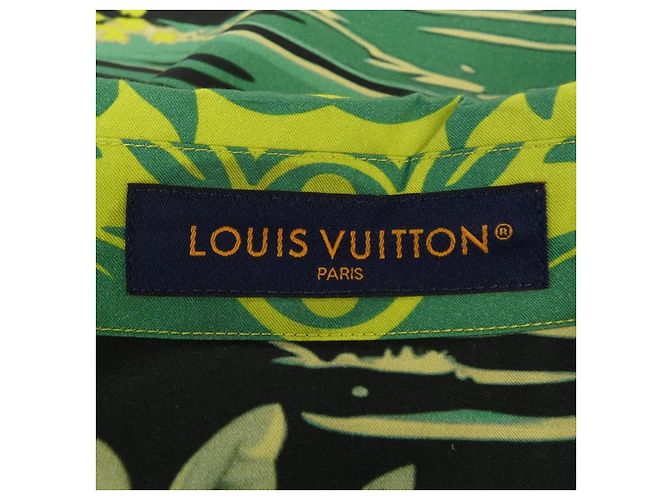 Camicia Louis Vuitton Nero Beige Verde Porpora - vista 4