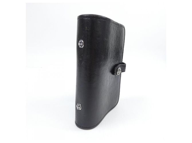 Autre Marque Organizador AGENDA PLAIN de cuero Chrome Hearts Negro - vista 4