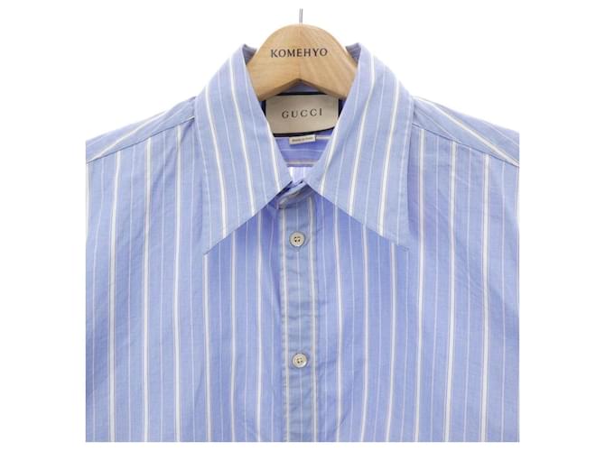 Camisa de algodón Gucci Azul - vista 5